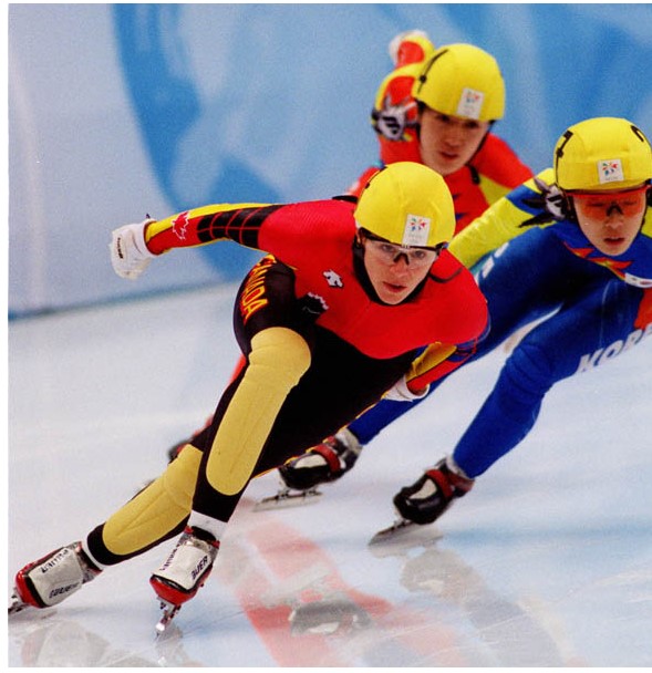 Isabelle Charest aux jeux olympiques d'hiver de Nagano (1998)