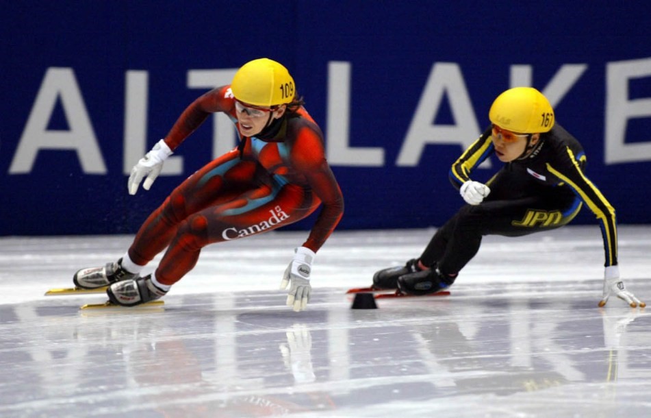 Isabelle Charest aux Jeux olympiques d'hiver de Salt Lake City (2002)